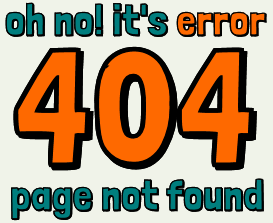 error 404 - page not found